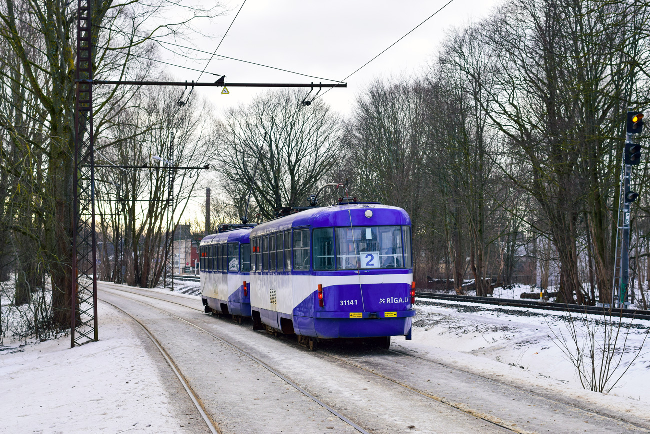 Рига, Tatra T3A № 31141