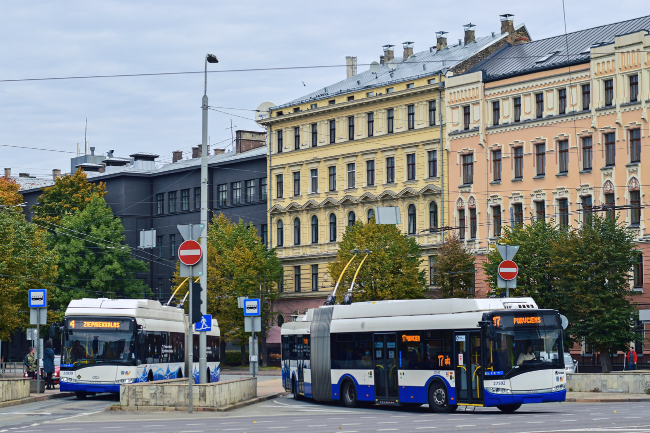 Рига, Škoda 27Tr Solaris III № 27592
