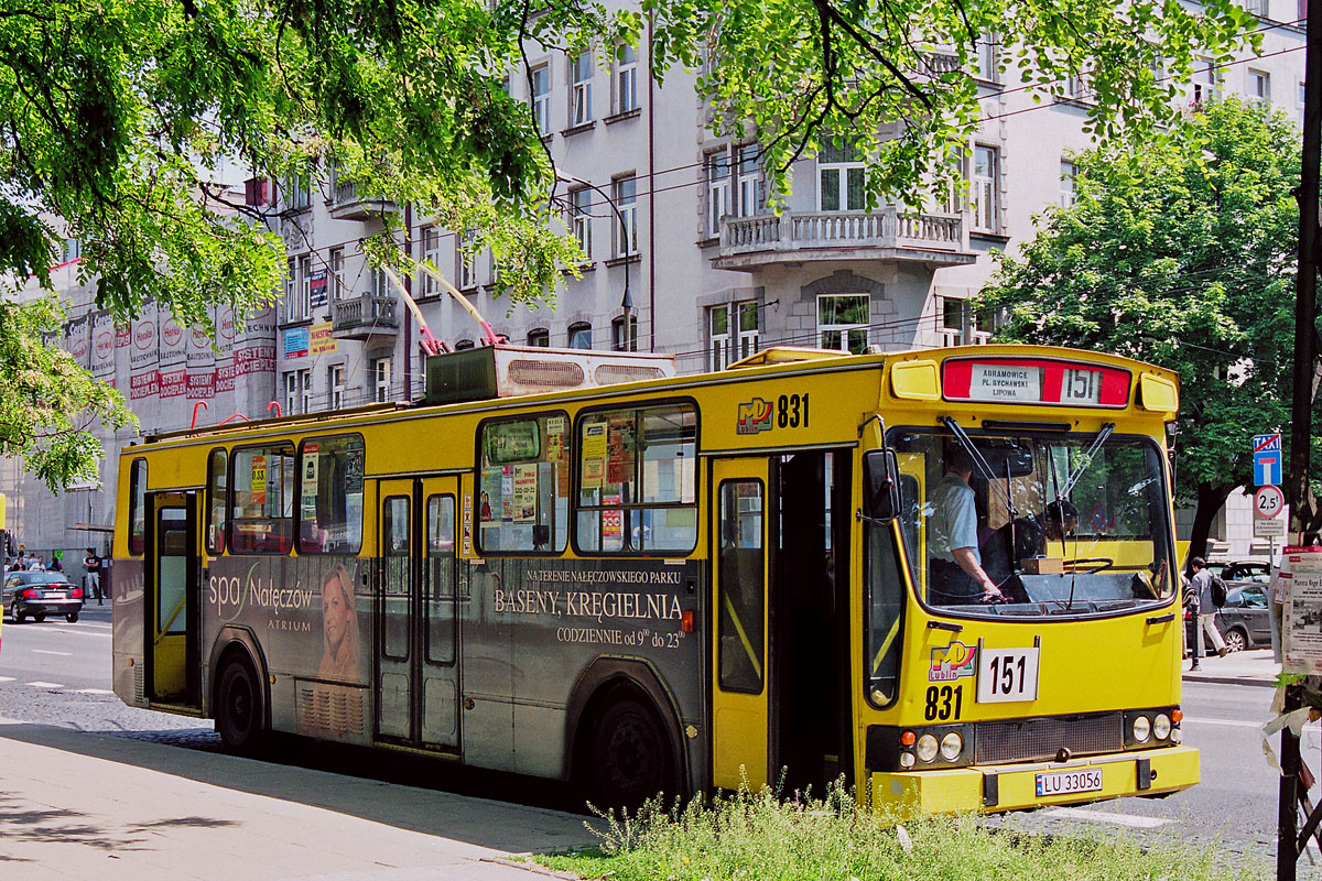 Люблин, Jelcz/KPNA PR110E № 831