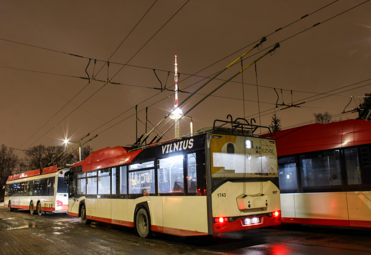 Вильнюс, Solaris Trollino IV 12 Škoda № 1743
