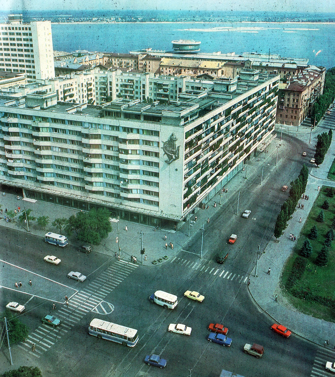 Волгоград — Старые фотографии — Волгоград; Волгоград — Трамвайные линии: [2] Второе депо — Центральный и Ворошиловский районы