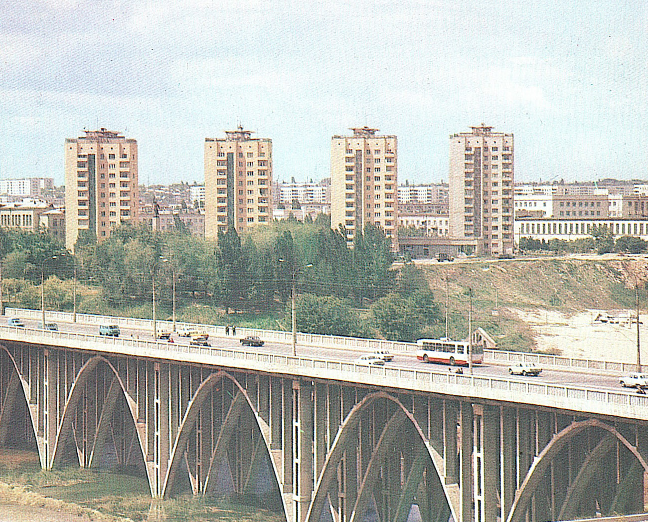 Волгоград — Старые фотографии — Волгоград; Волгоград — Троллейбусные линии: [1 и 4] Центральная сеть