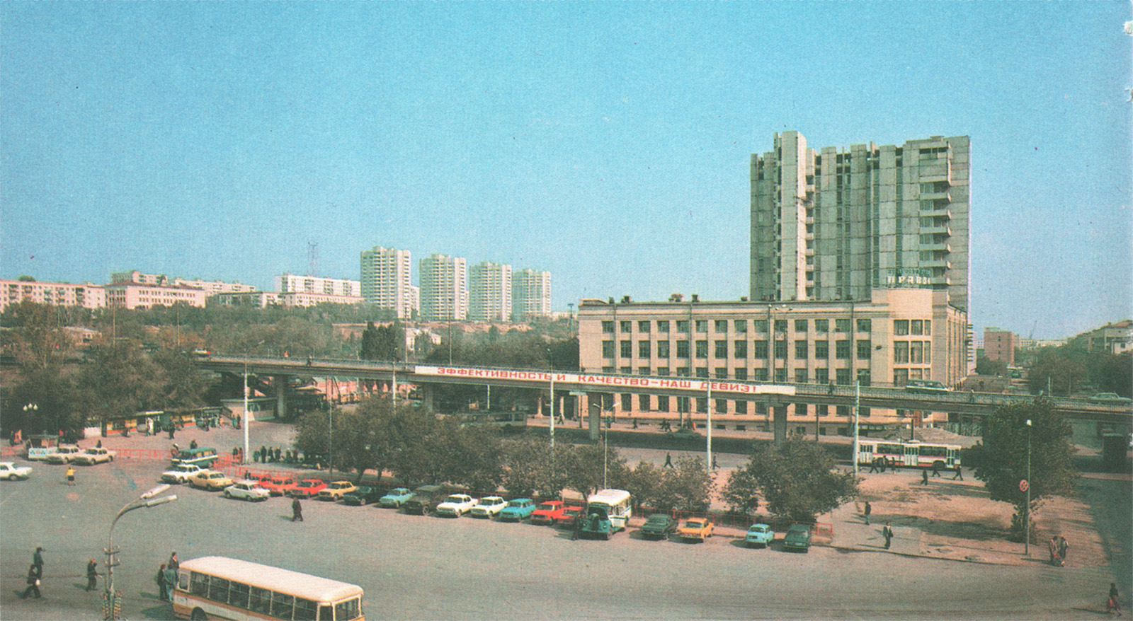 Волгоград — Старые фотографии — Волгоград; Волгоград — Троллейбусные линии: [1 и 4] Центральная сеть