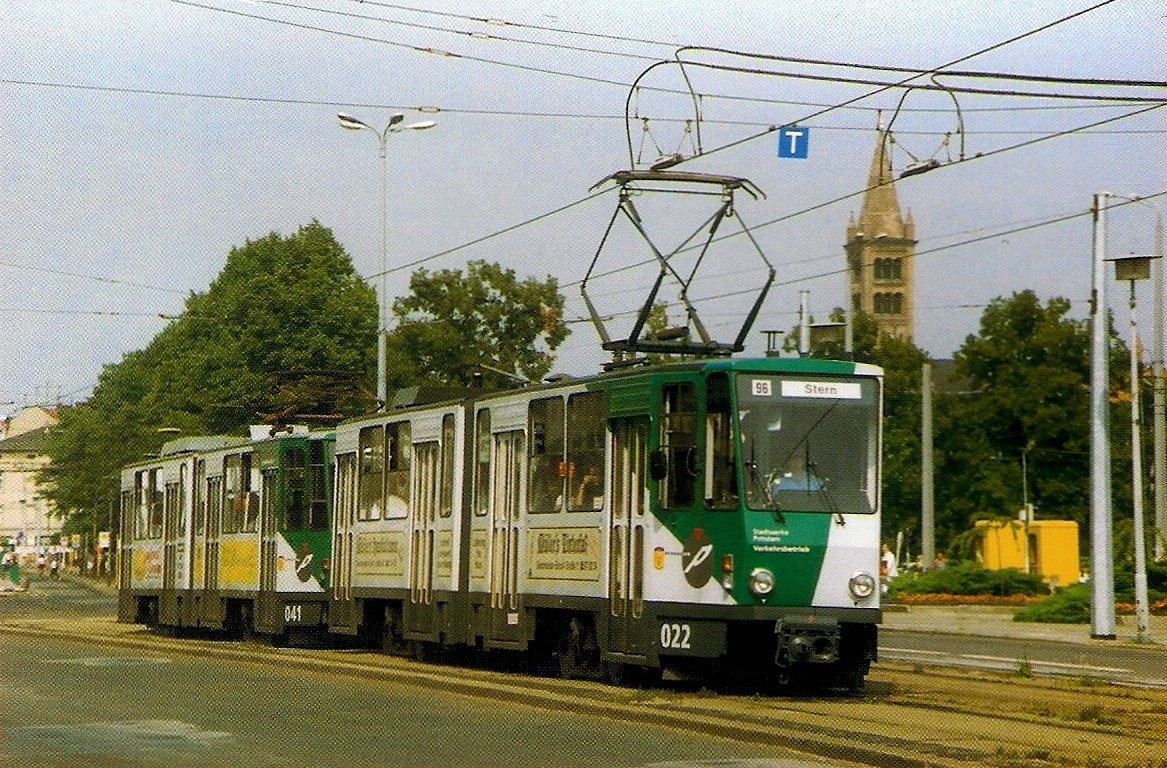 Потсдам, Tatra KT4D № 022; Потсдам, Tatra KT4D № 041
