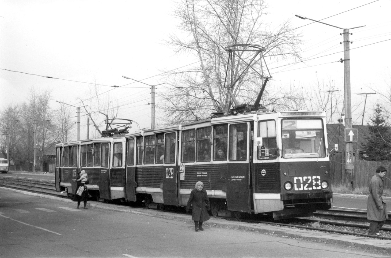 Усолье-Сибирское, 71-605 (КТМ-5М3) № 028; Усолье-Сибирское, 71-605 (КТМ-5М3) № 029; Усолье-Сибирское — Старые фотографии