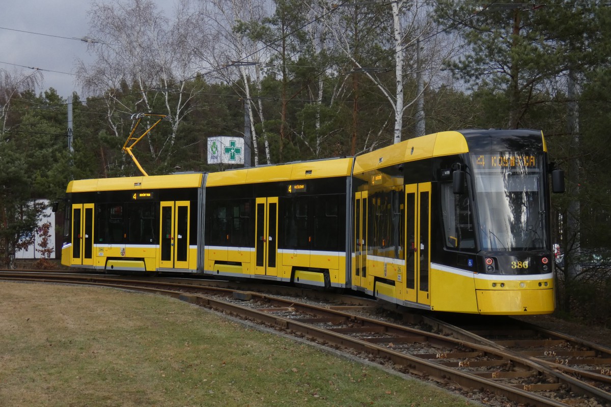 Plzeň, Škoda 40T ForCity Smart č. 386