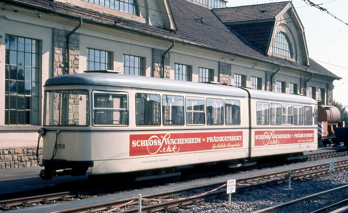 Рейн-Неккар, Duewag EB6 № 1058 Рейн-Неккар, Duewag EB6 № 1058