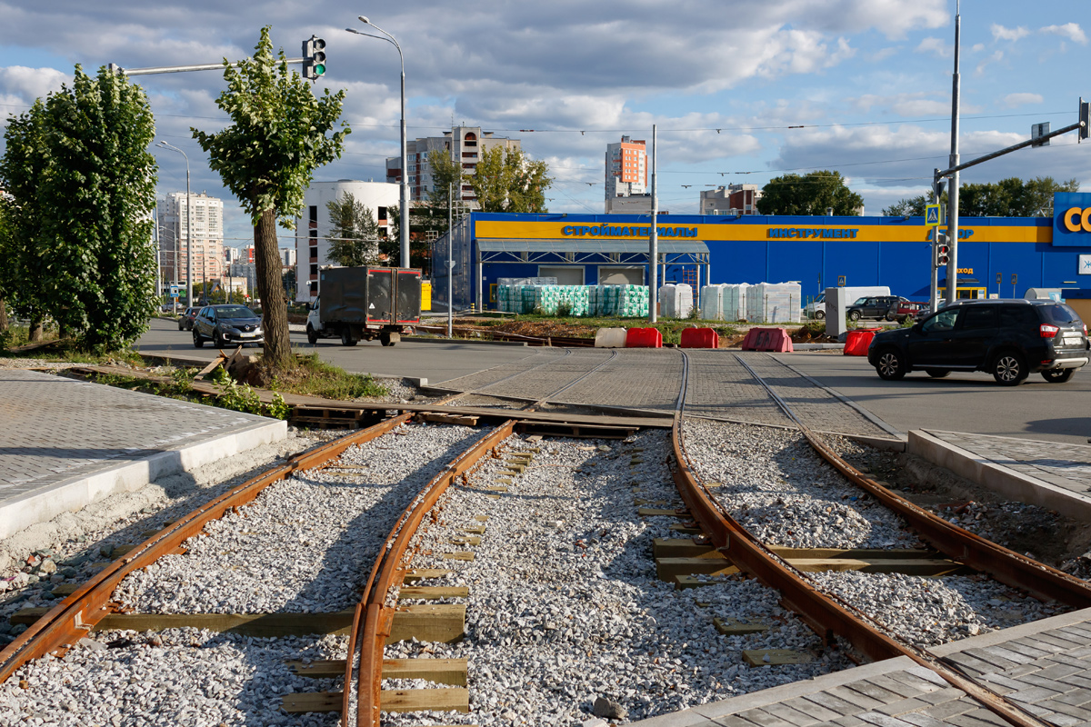 Jekaterynburg — The construction of a tram line Ekaterinburg — Verhnyaya Pyshma; Wierchniaja Pyszma — The construction of a tram line Ekaterinburg — Verhnyaya Pyshma