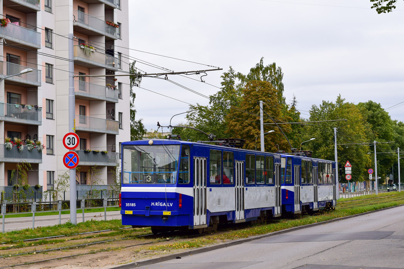 Рига, Tatra T3MR (T6B5-R) № 35185