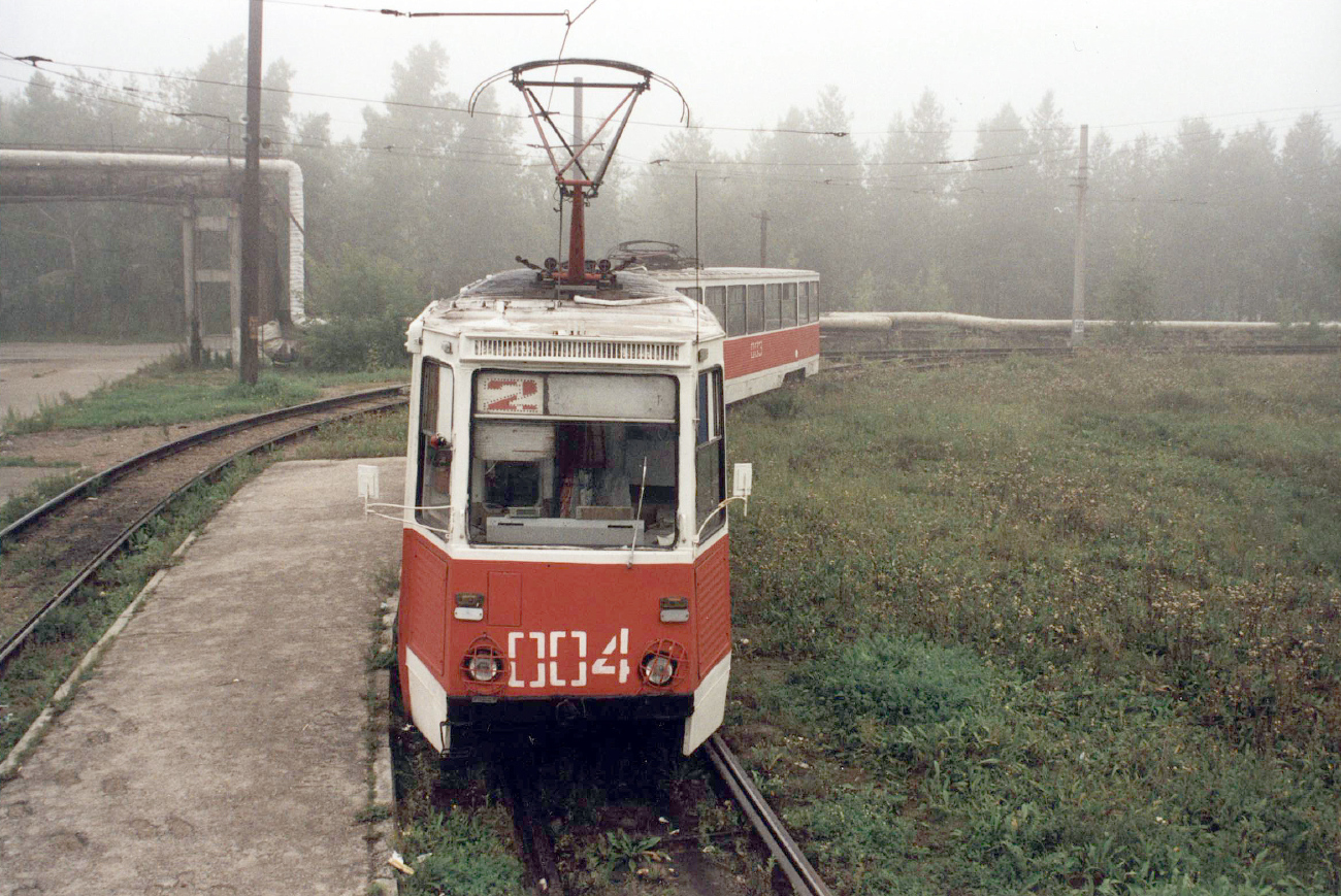 Усолье-Сибирское, 71-605 (КТМ-5М3) № 004; Усолье-Сибирское — Закрытая линия на ХФК; Усолье-Сибирское — Старые фотографии