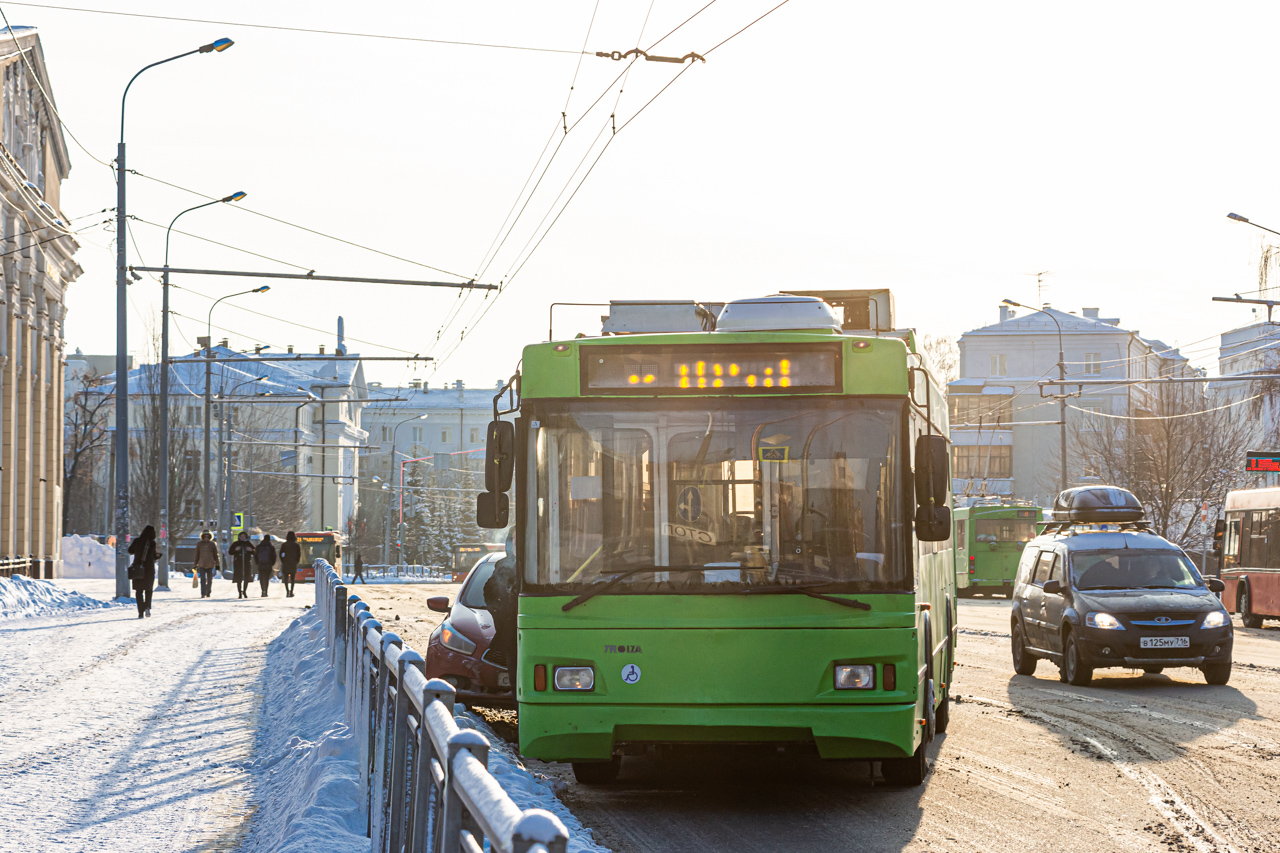 Казань, Тролза-5275.03 «Оптима» № 2339; Казань — ДТП и прочие происшествия с электротранспортом