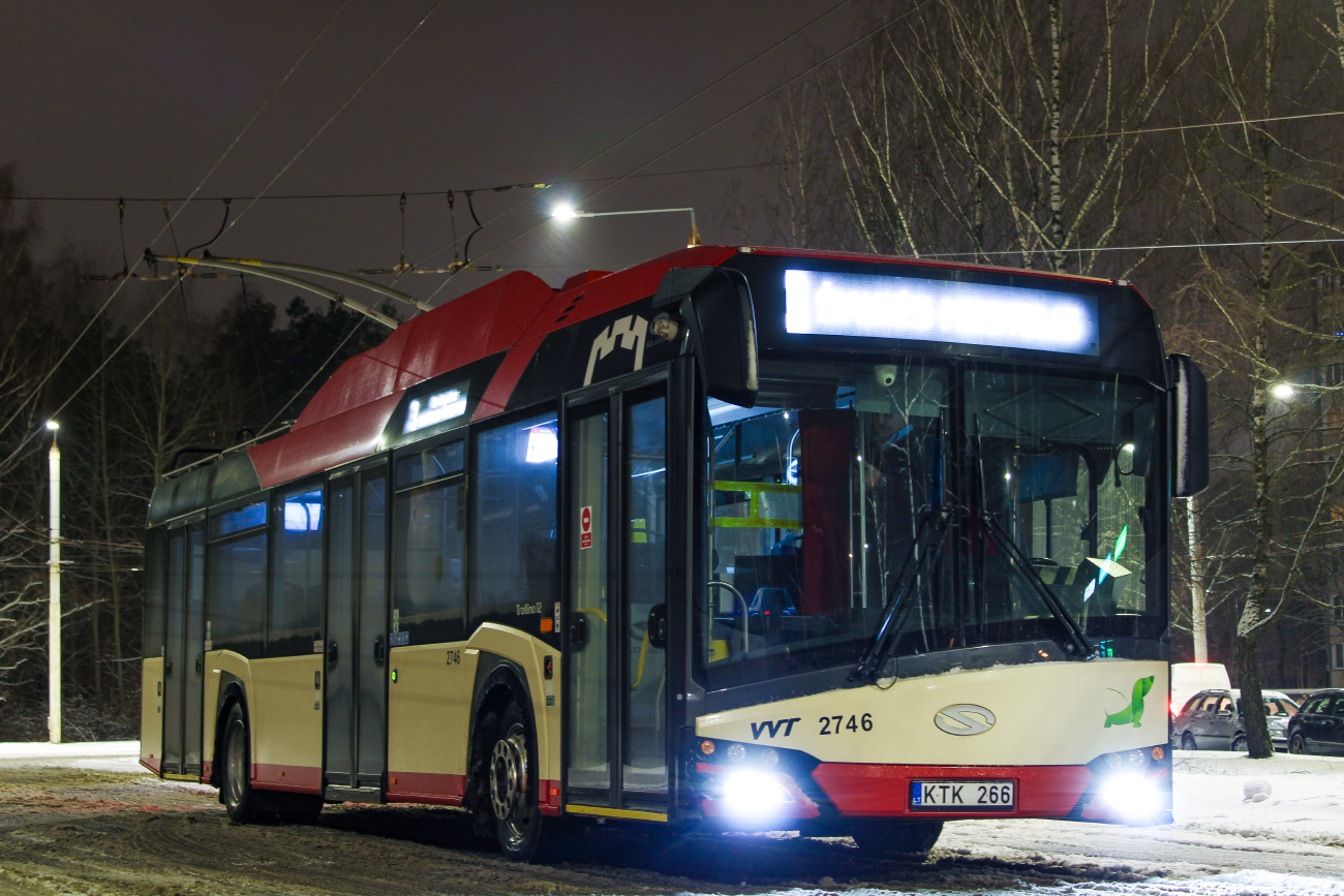 Вильнюс, Solaris Trollino IV 12 Škoda № 2746
