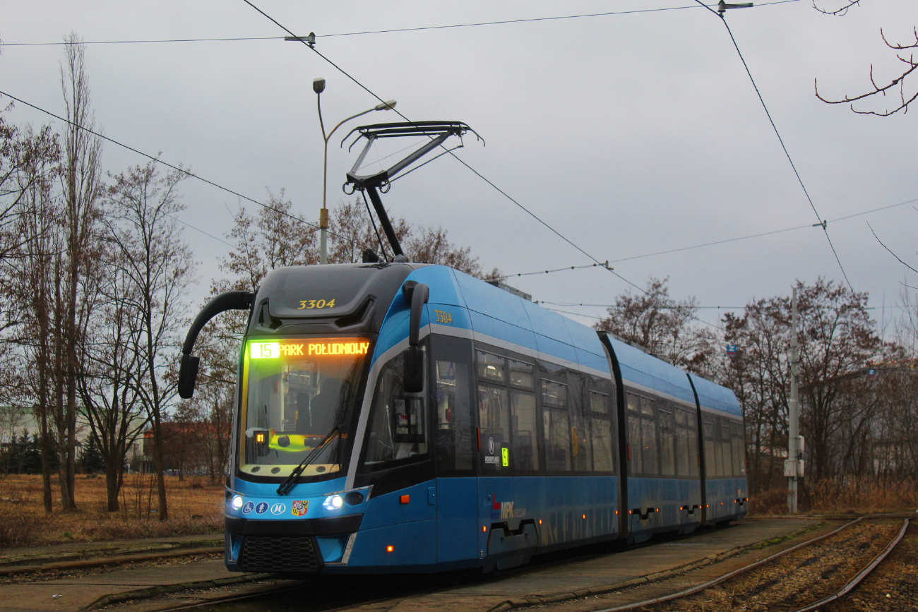 Вроцлав, Modertrans Moderus Gamma LF 07 AC № 3304 Вроцлав, Modertrans Moderus Gamma LF 07 AC № 3304