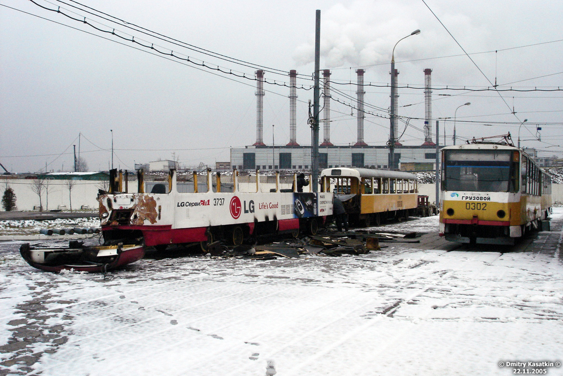 Москва, Tatra T3SU № 3737; Москва, Tatra T6B5SU № 0302
