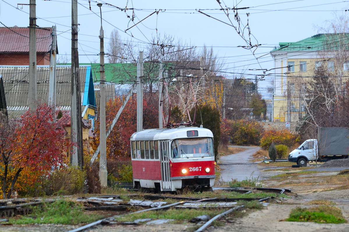 Volgograda, Tatra T3SU (2-door) № 2667
