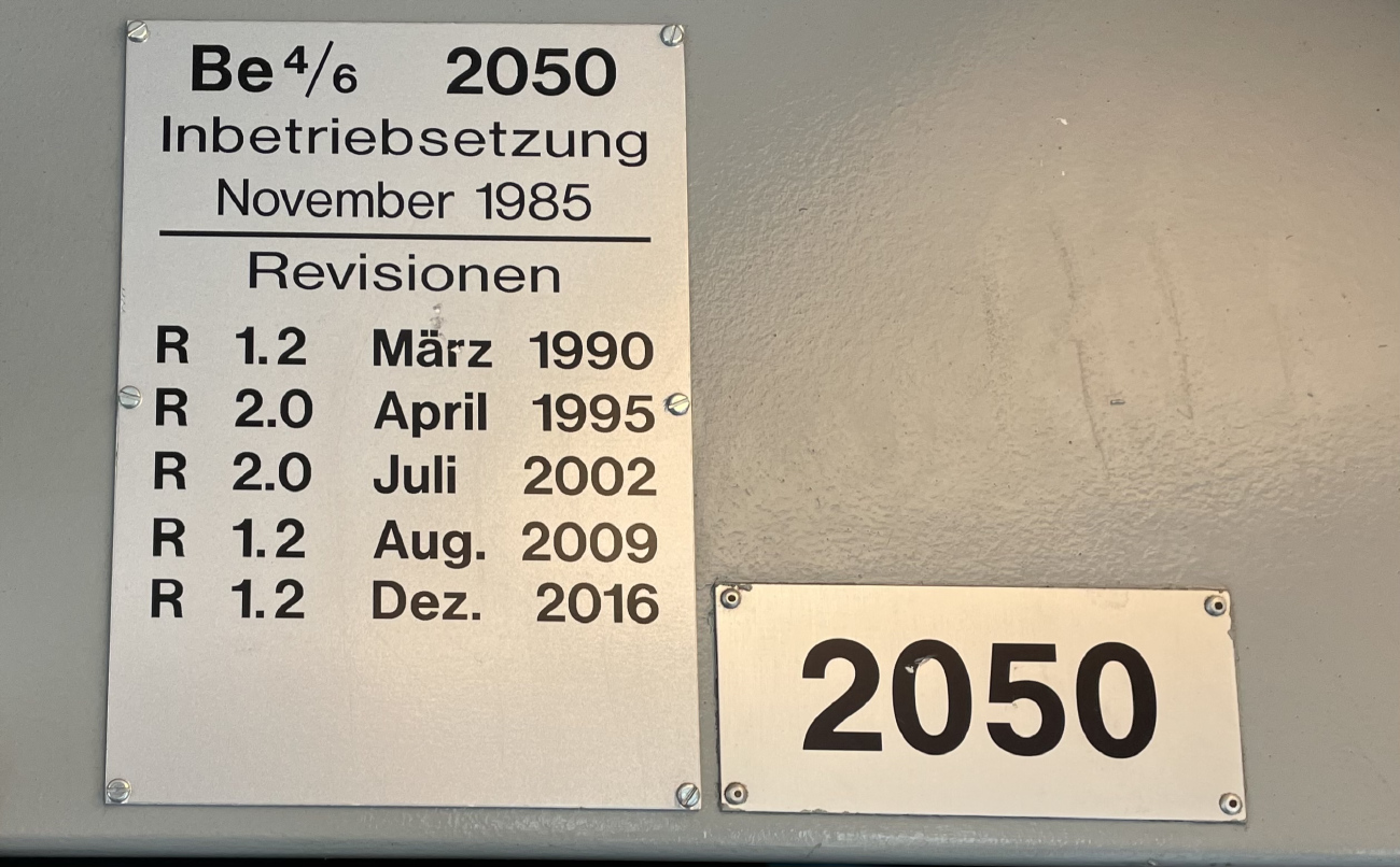 Цюрих, SWP/SIG/BBC Be 4/6 "Tram 2000" № 2050