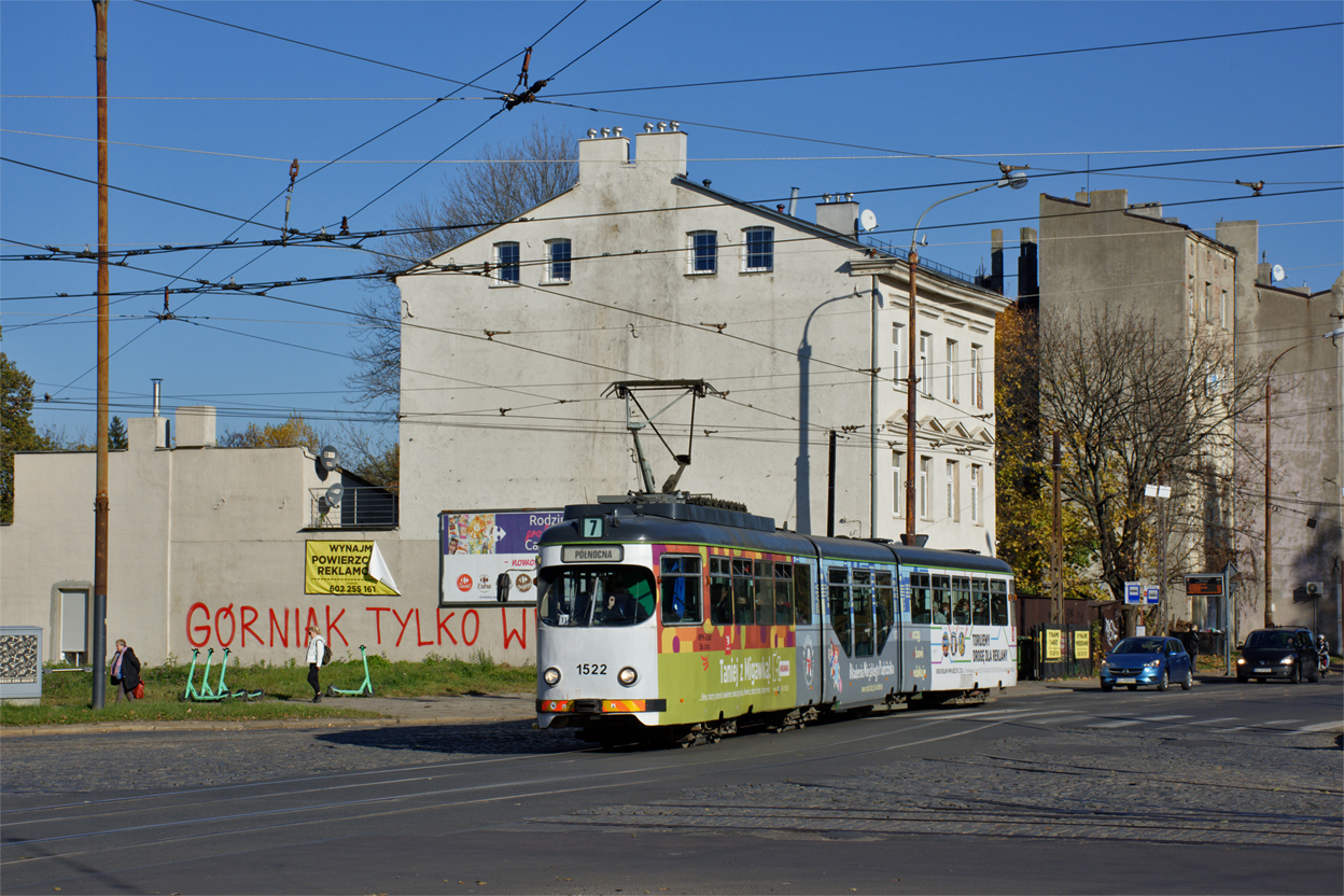 Лодзь, Duewag GT8NF № 1522