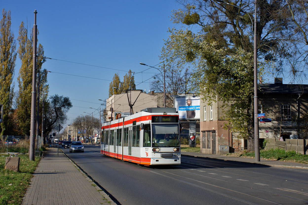 Лодзь, Duewag MGT6D № 1951