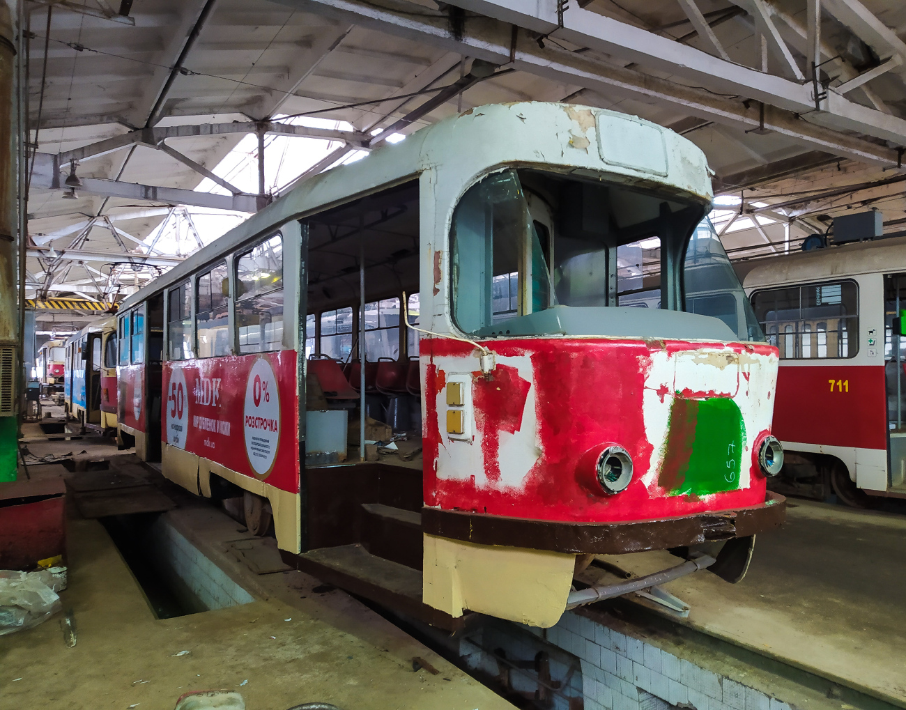 Kharkiv, Tatra T3SU N°. 657