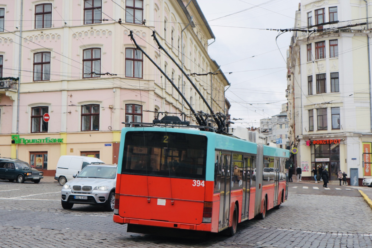 Черновцы, Hess SwissTrolley 2 (BGT-N1) № 394