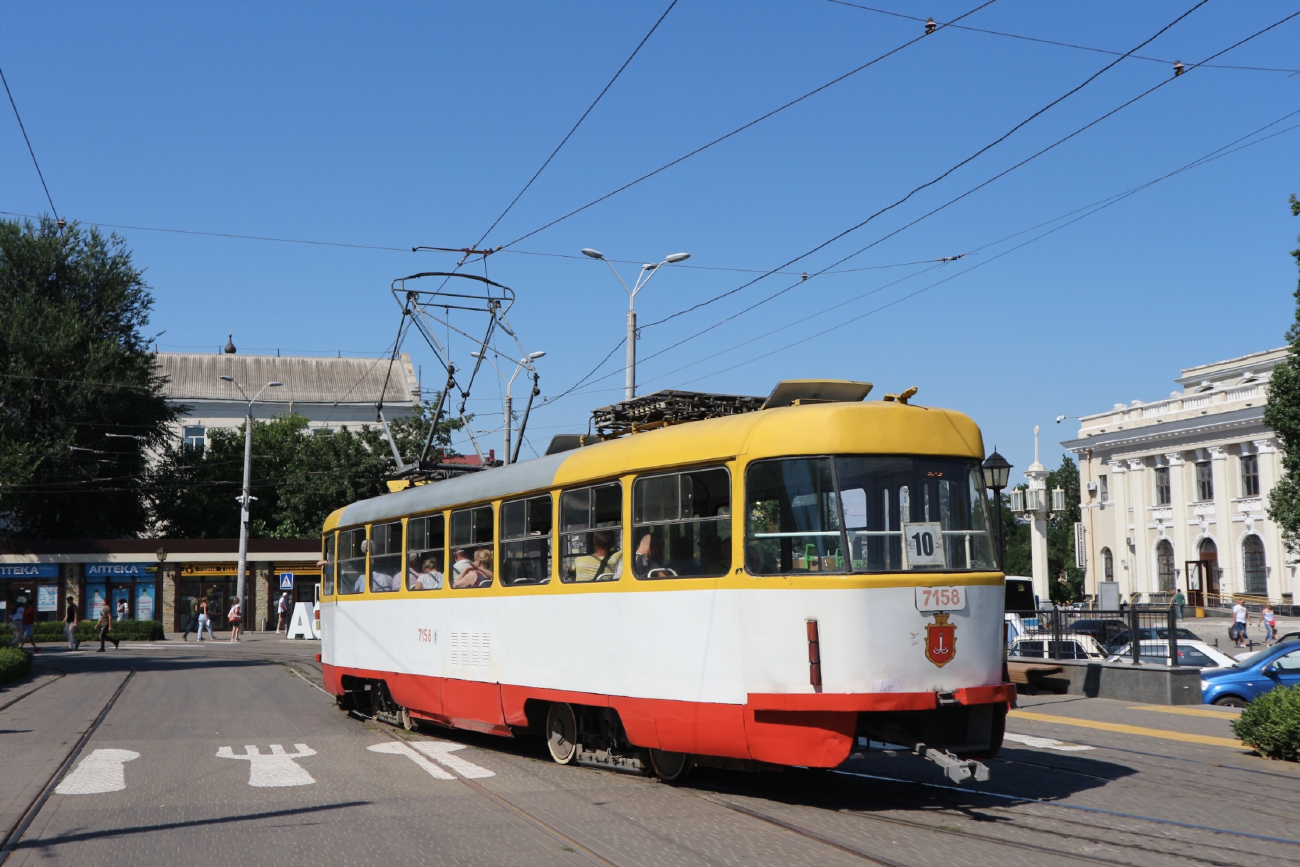 Одесса, Tatra T3A № 7158