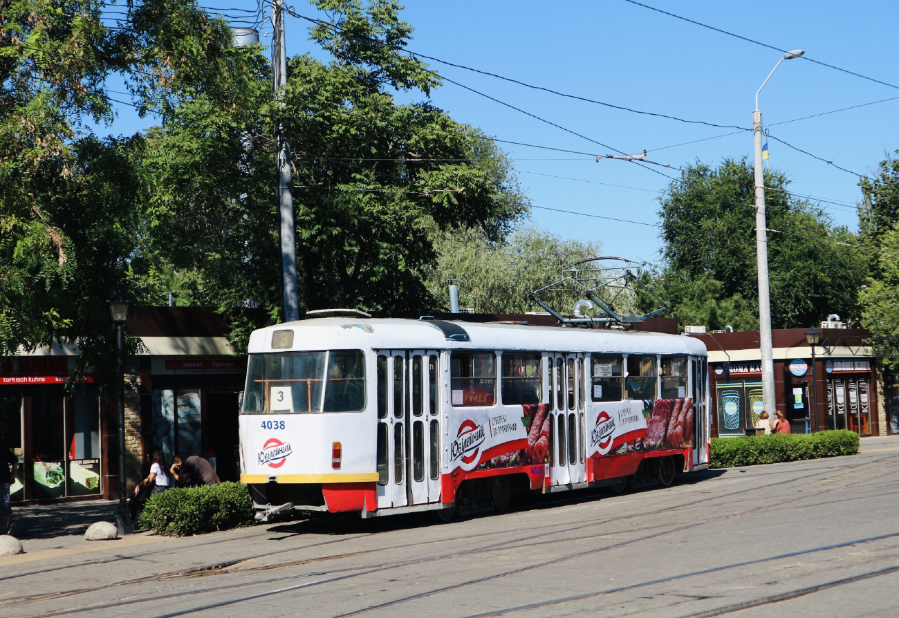 Одесса, Tatra T3R.P № 4038