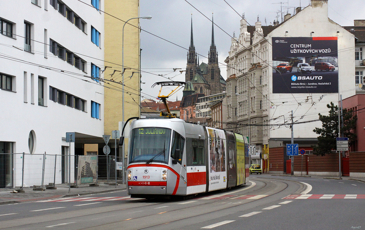 Брно, Škoda 13T Elektra № 1913