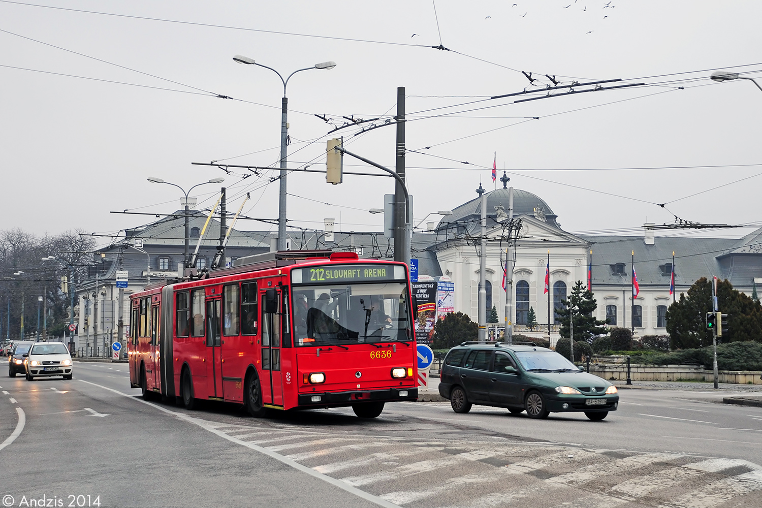 Братислава, Škoda 15Tr13/6M № 6636
