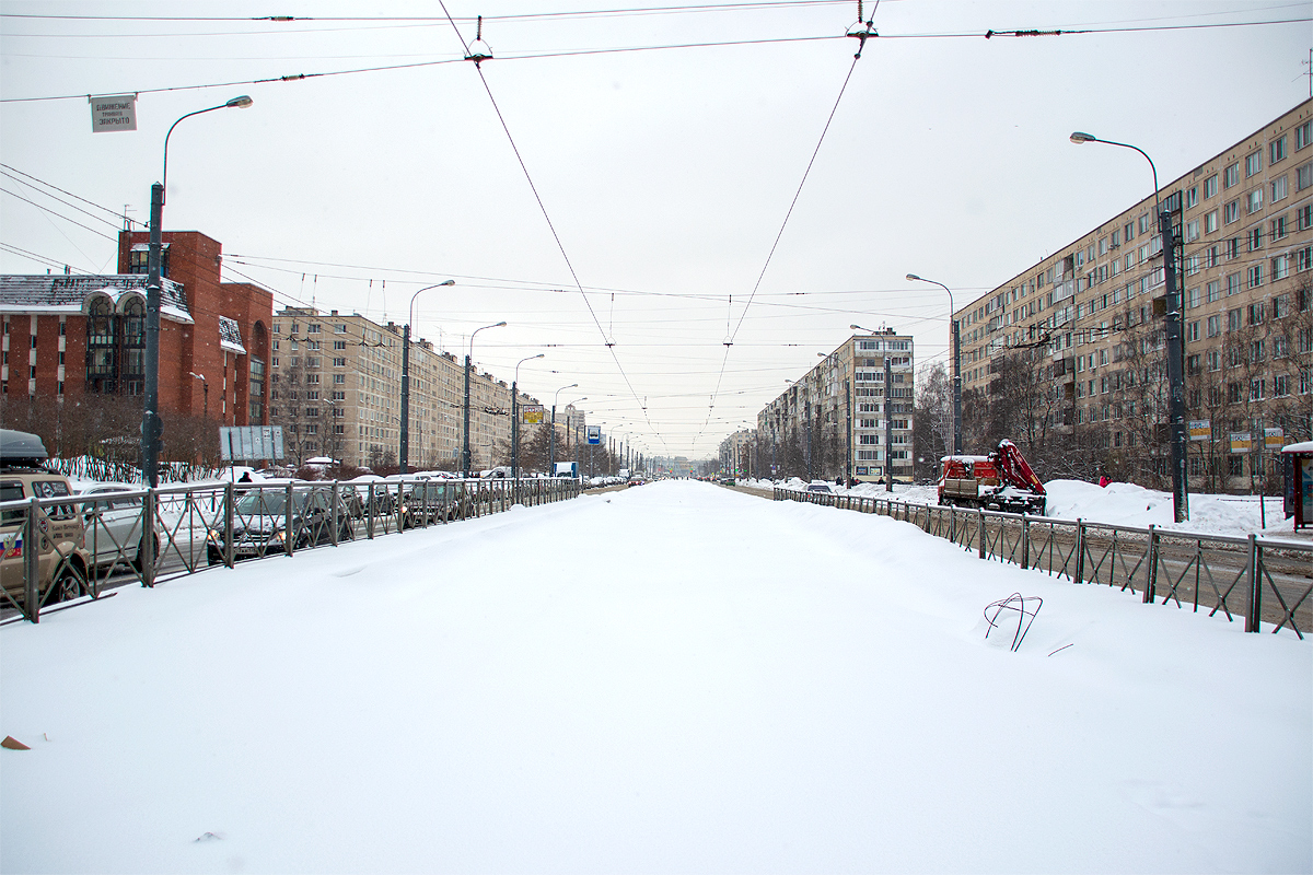 Saint-Pétersbourg — Track repairs