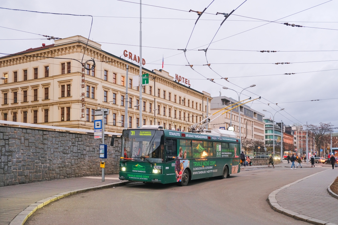 Брно, Škoda 21Tr № 3030