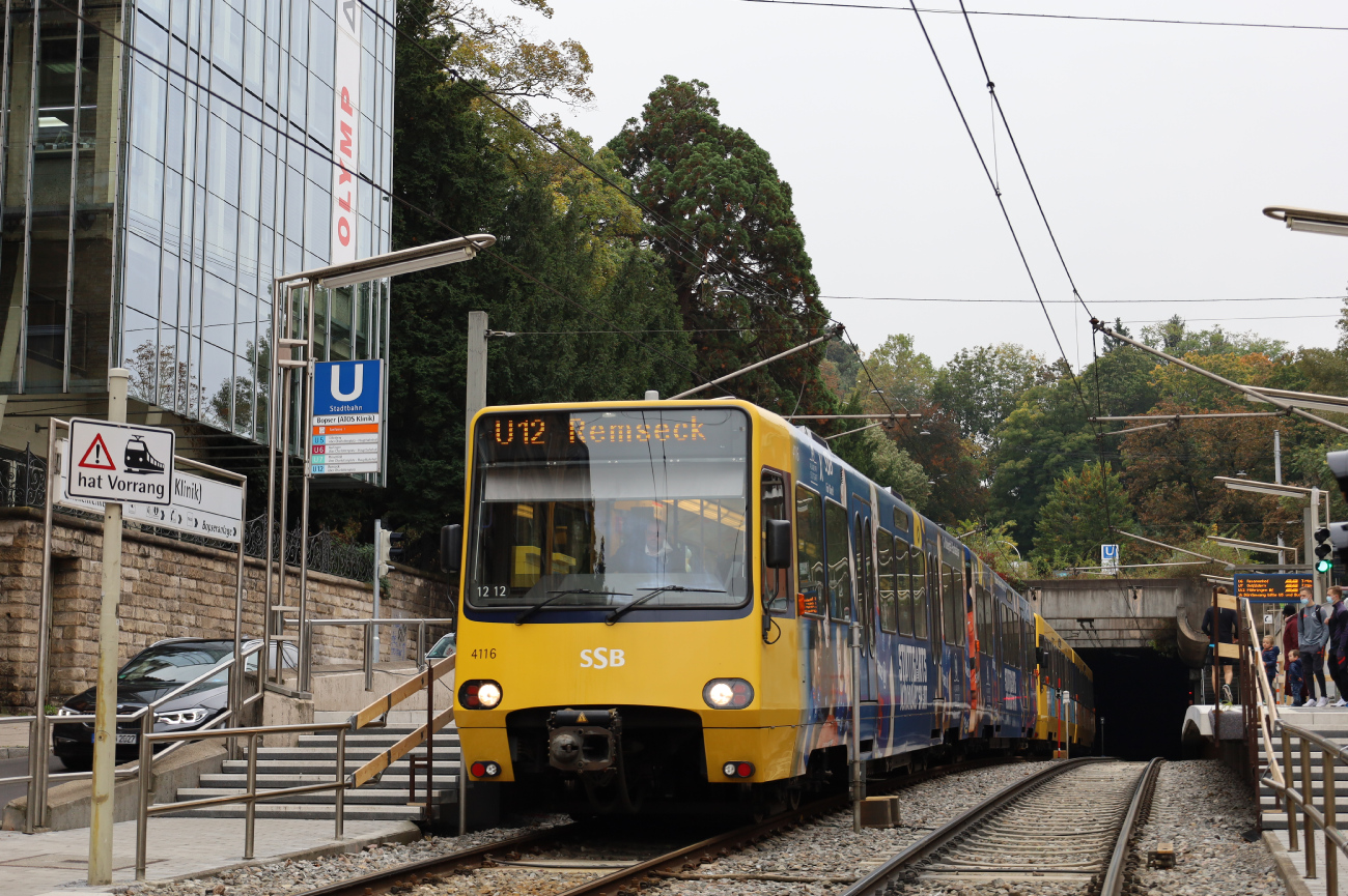 Stuttgart, Duewag DT8.S # 4116 Stuttgart, Duewag DT8.S # 4116