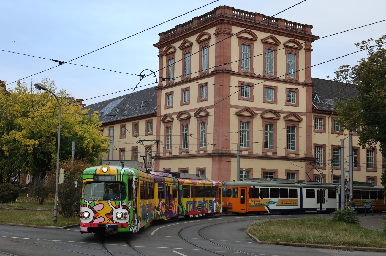 Rhein-Neckar, Duewag GT8K č. 4115