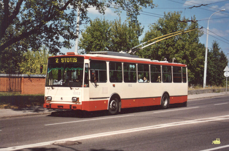 Вильнюс, Škoda 14Tr17/6M № 1662 Вильнюс, Škoda 14Tr17/6M № 1662