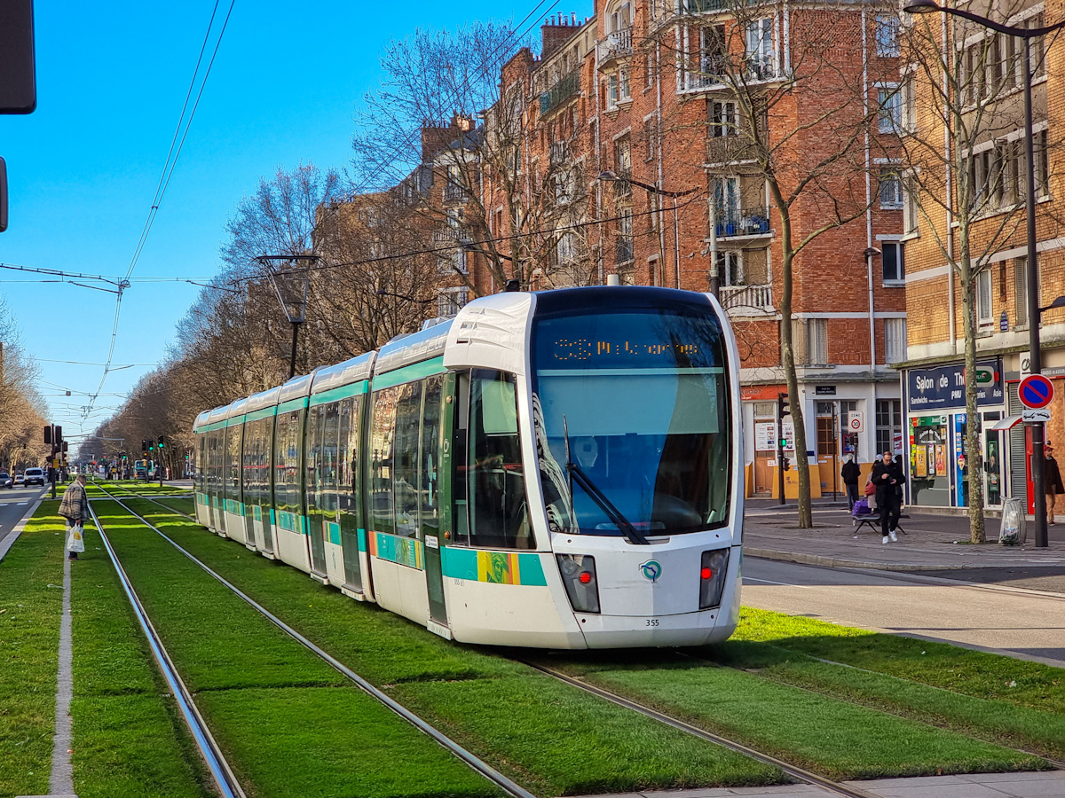 Париж -  Версаль -  Ивелин, Alstom Citadis 402 № 355