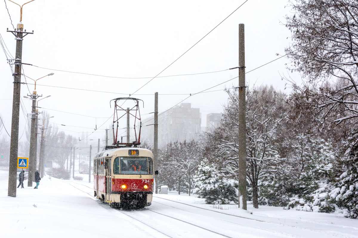 Мариуполь, Tatra T3A № 734