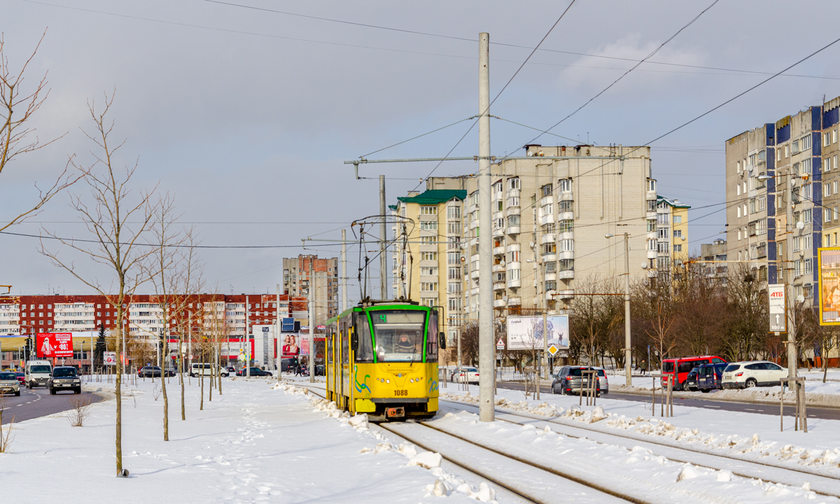 Львов, Tatra KT4SU № 1088