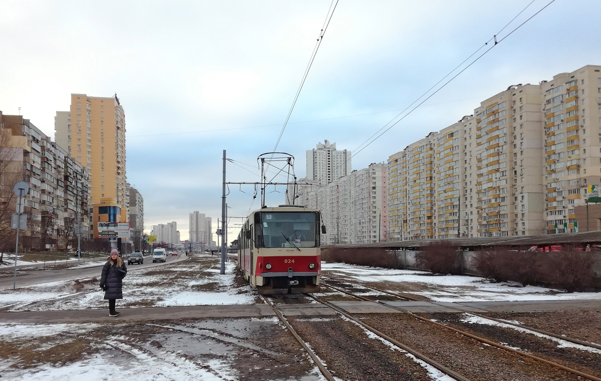 Киев, Tatra T6B5SU № 024