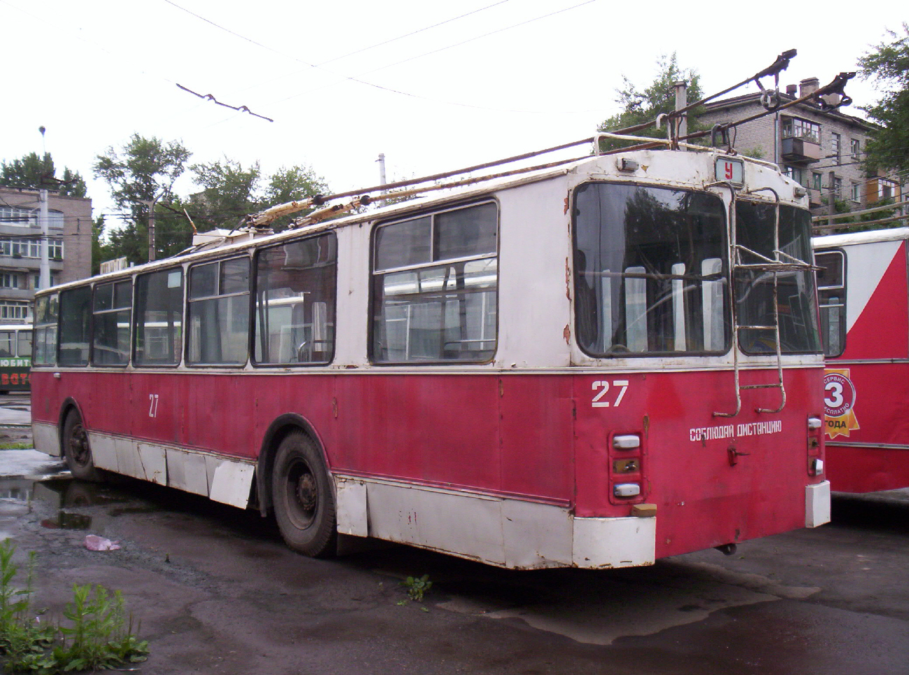 Самара, ЗиУ-682В [В00] № 27; Самара — Троллейбусное депо № 2