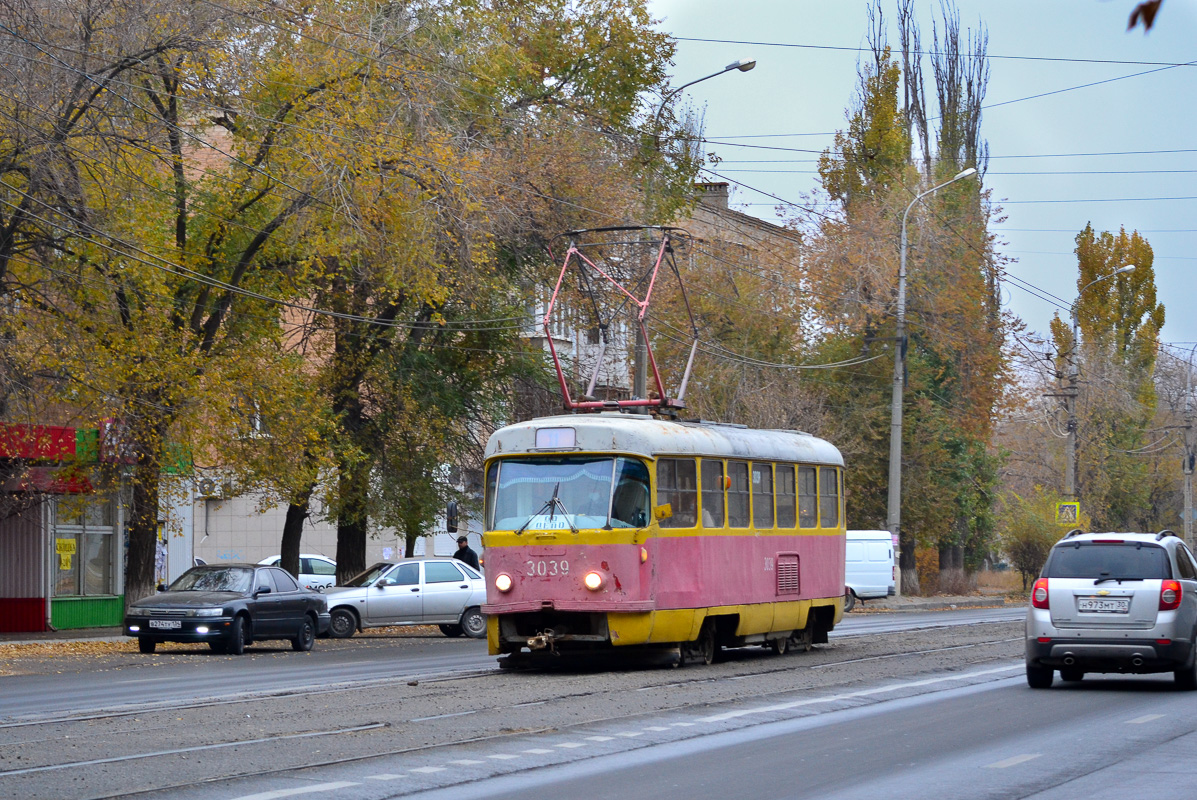 Волгоград, Tatra T3SU (двухдверная) № 3039