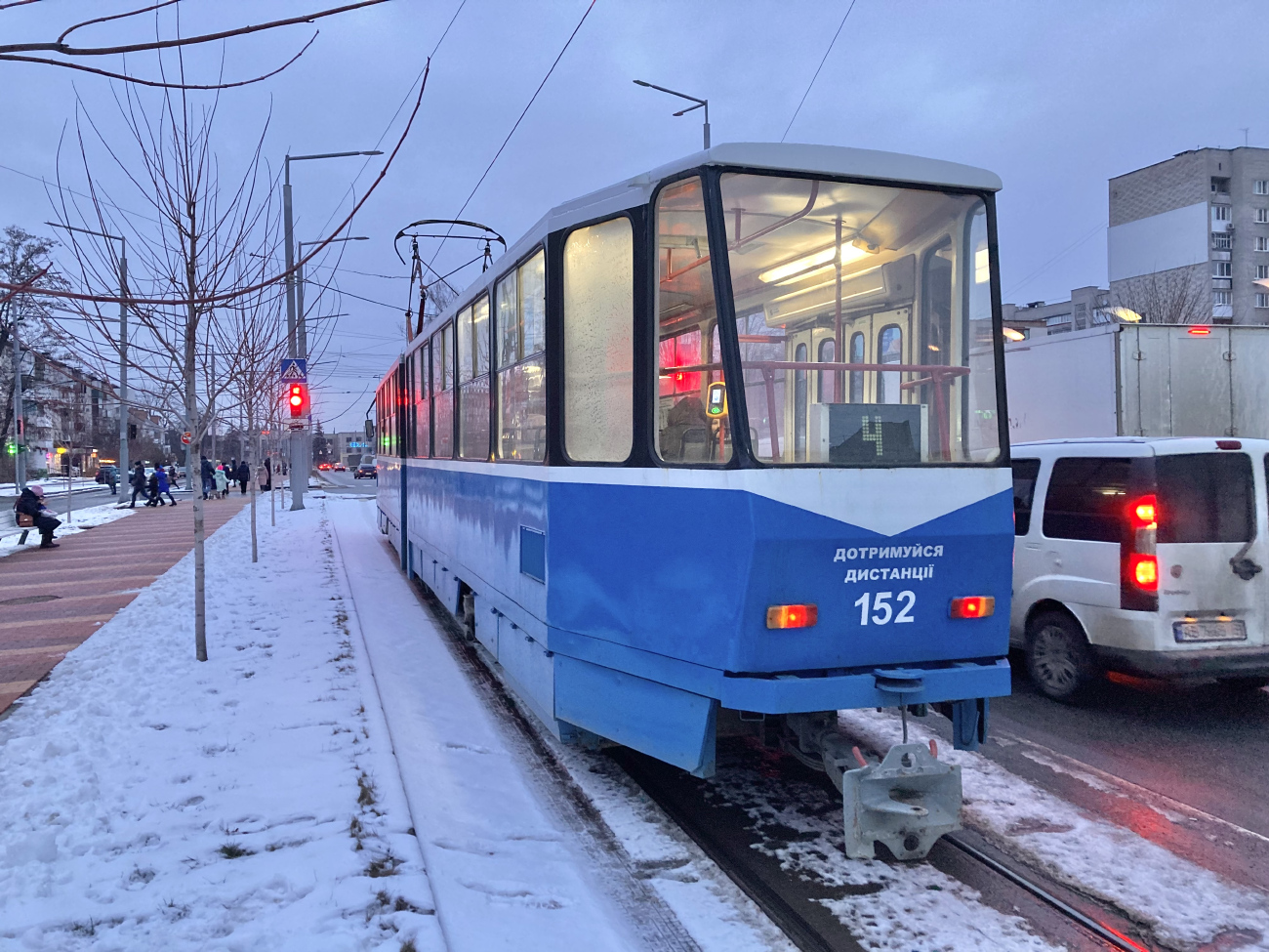 Винница, Tatra KT4SU № 152