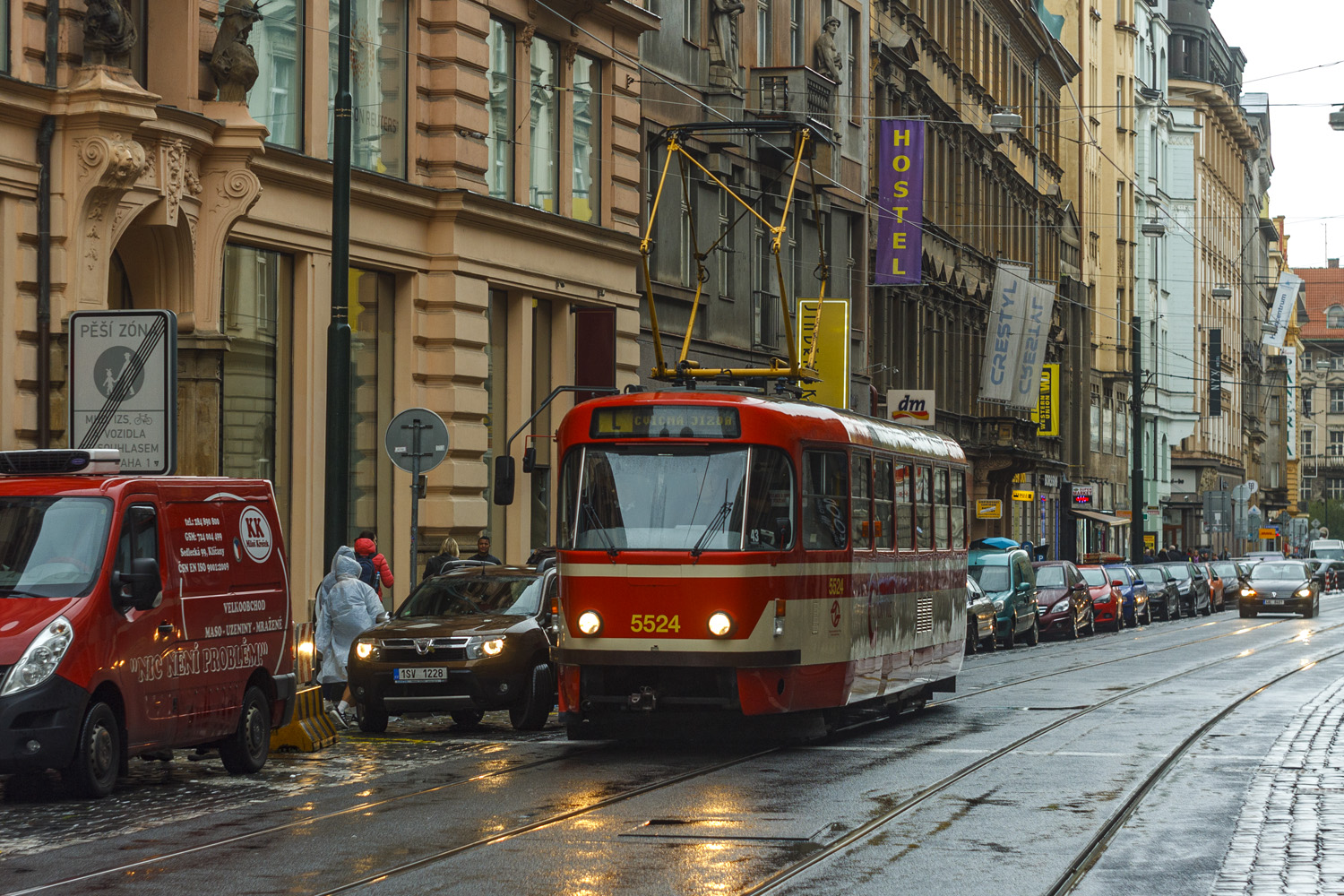 Прага, Tatra T3R.P № 5524