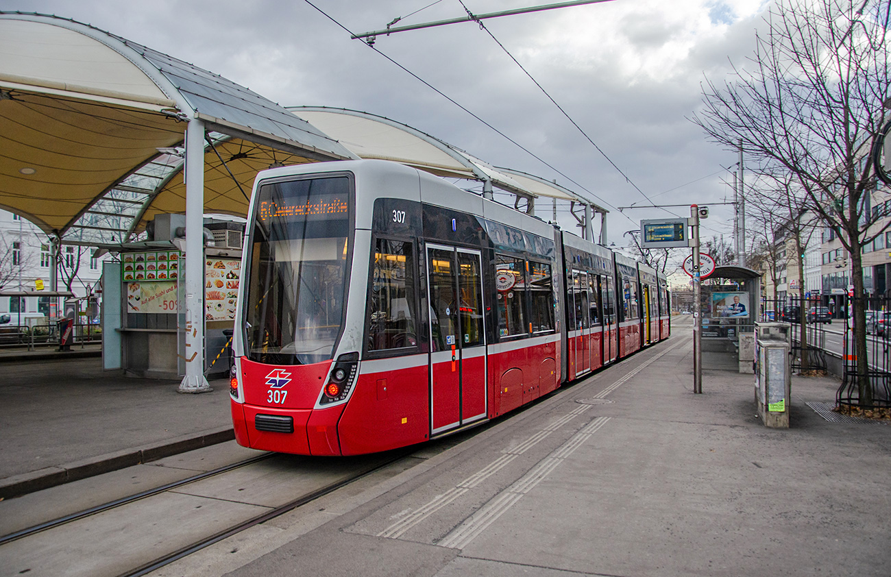 Wiedeń, Bombardier Flexity Wien (Type D) Nr 307 Wiedeń, Bombardier Flexity Wien (Type D) Nr 307