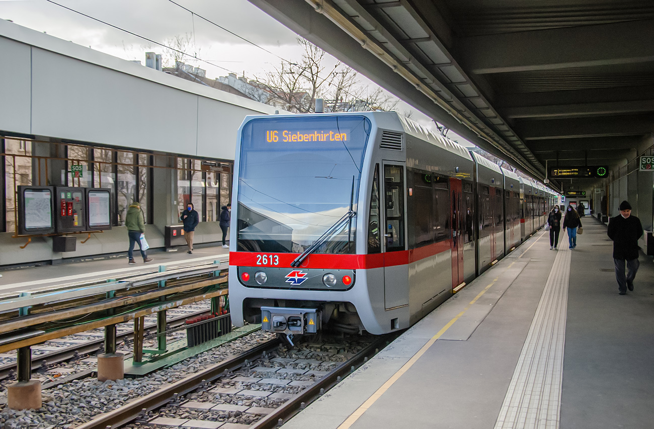 Вена, Bombardier Type T № 2613; Вена — U-Bahn — линия U6