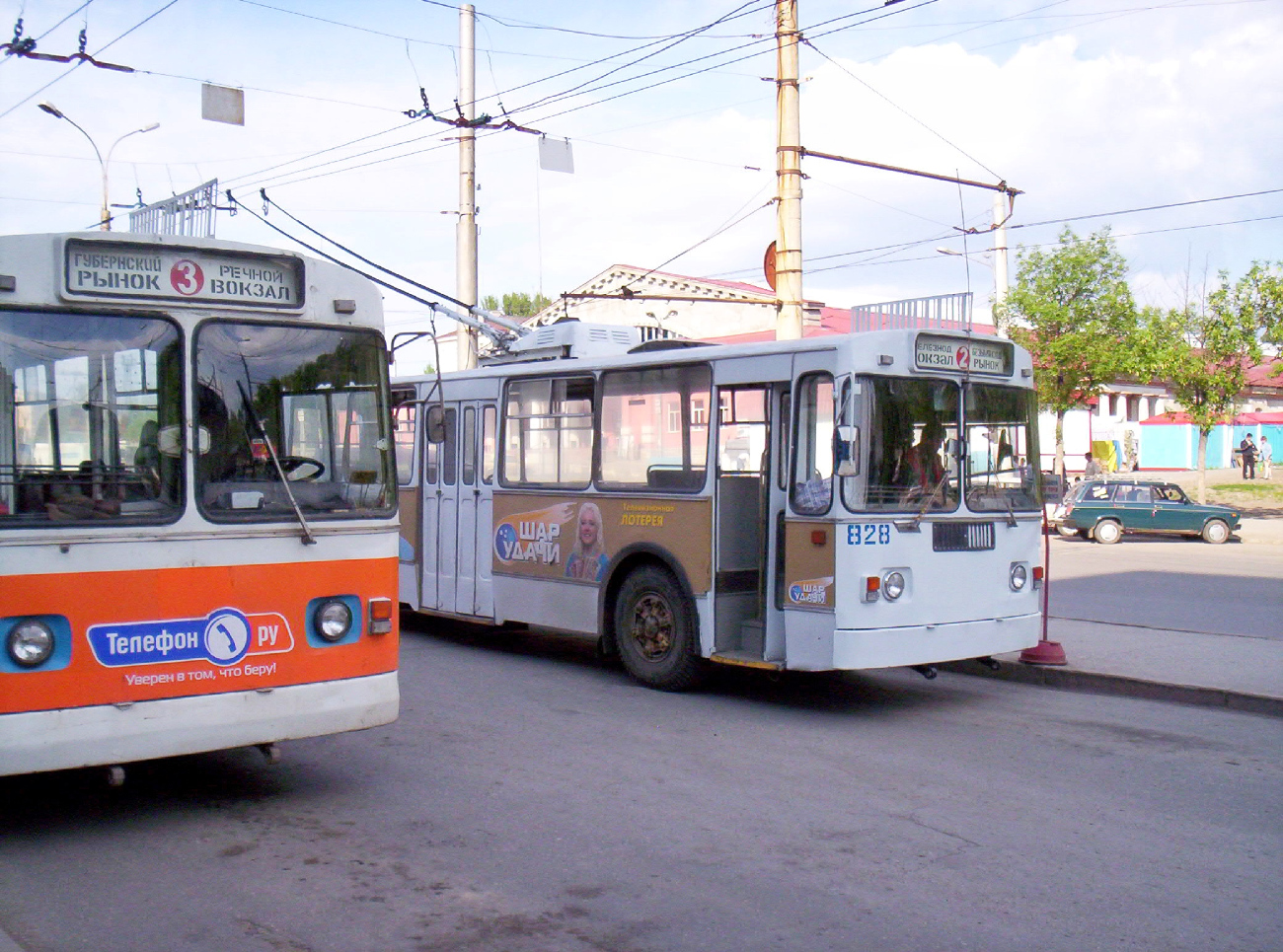 Самара, ЗиУ-682В [В00] № 828; Самара — Конечные станции и кольца (троллейбус)