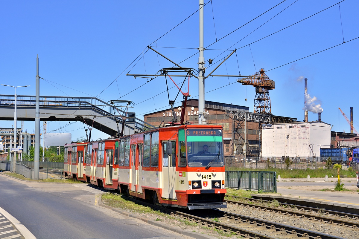Гданьск, Konstal 105Na № 1415