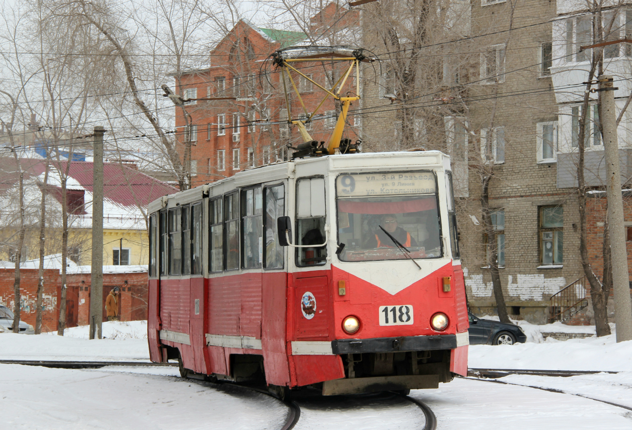 Омск, 71-605 (КТМ-5М3) № 118