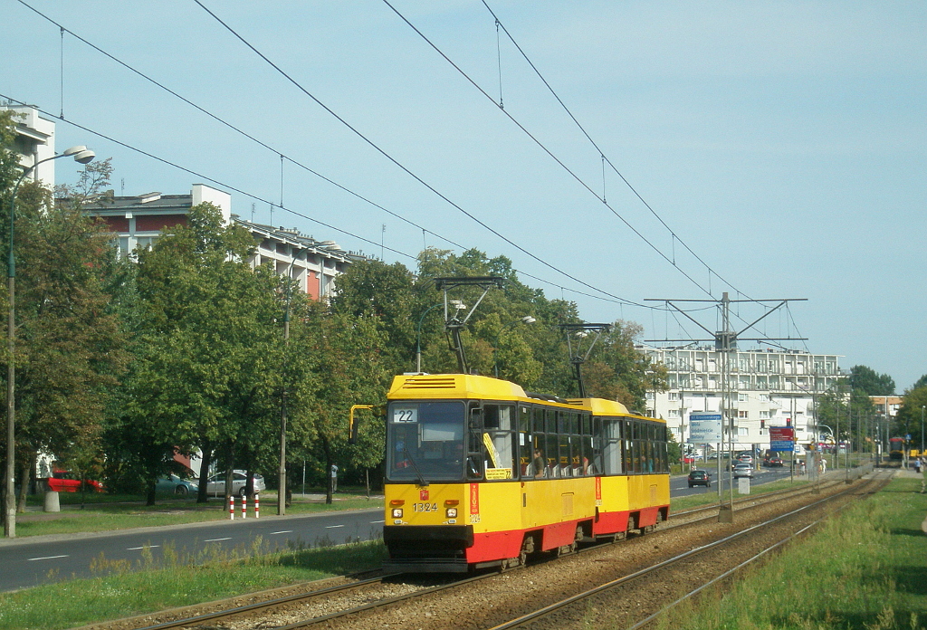 Варшава, Konstal 105Na № 1324