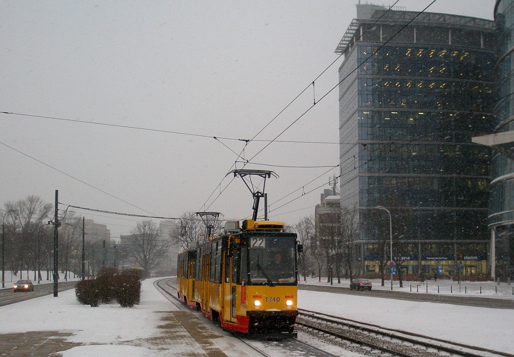 Варшава, Konstal 105Na № 1340 Варшава, Konstal 105Na № 1340