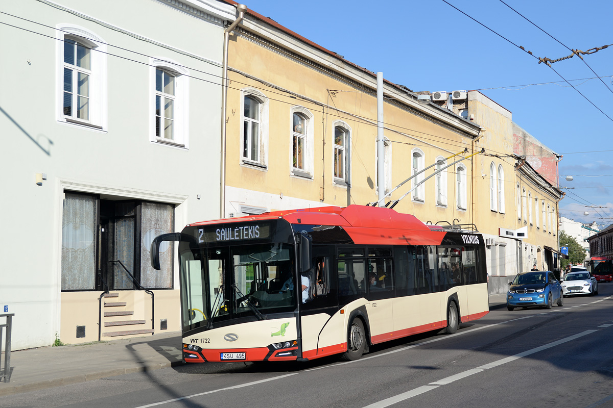 Vilnius, Solaris Trollino IV 12 Škoda № 1722