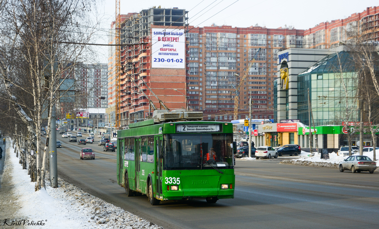 Novosibirsk, Trolza-5275.05 “Optima” č. 3335